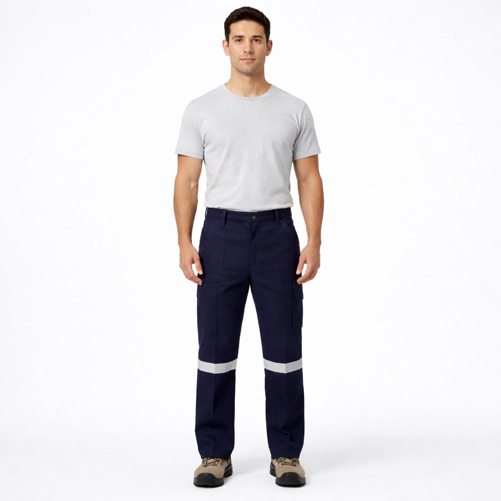 16/12 Lacivert Pamuk Gabardin İş Pantolonu 5 Cepli Yazlık İnce Kumaş