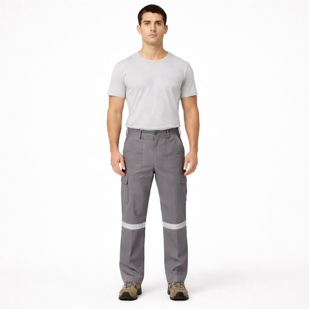 16/12 Gri Gabardin İş Pantolonu 5 Cepli Yazlık İnce Kumaş