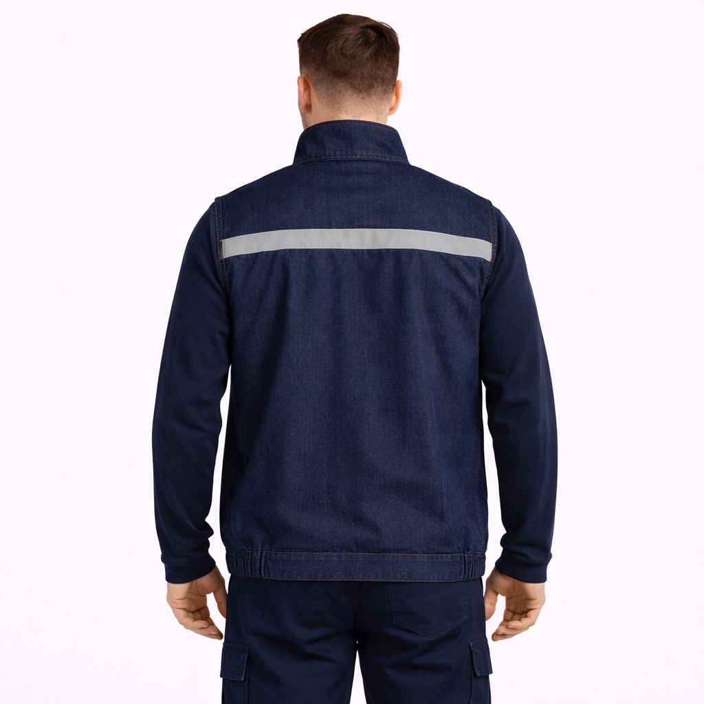 Kot İş Yeleği Reflektörlü Kapitoneli