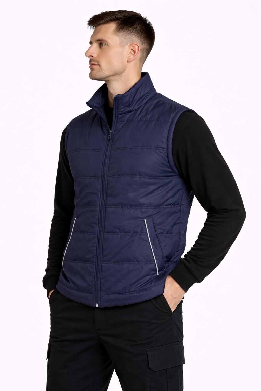 Mikro İçi Polarlı Yelek Lacivert